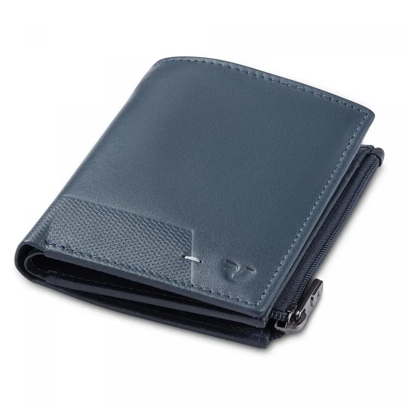 Mag-wal Portafoglio Uomo 10x8 5x1 8 Cm - Blu Notte