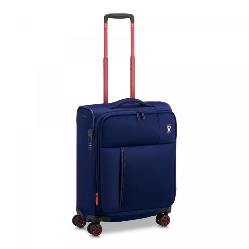 Move Trolley Bagaglio A Mano 55x40x20/23 Cm Espandibile - Blu Oltremare