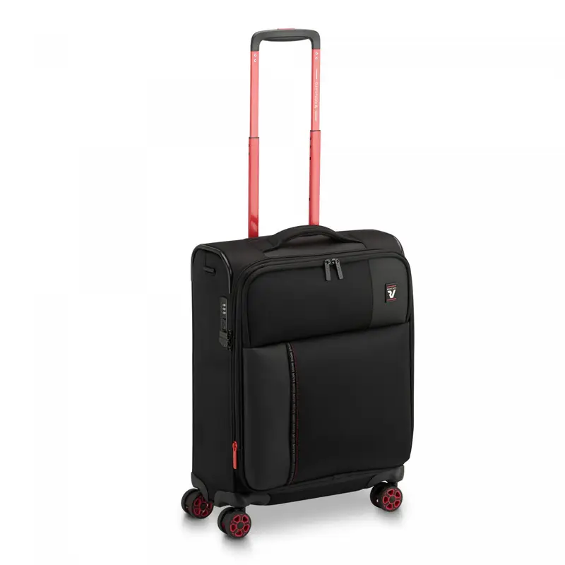 Move Trolley Bagaglio A Mano 55x40x20/23 Cm Espandibile - Nero
