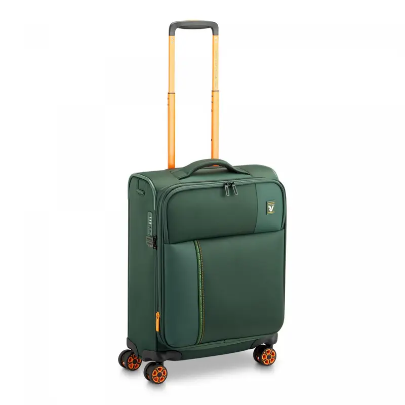 Move Trolley Bagaglio A Mano 55x40x20/23 Cm Espandibile - Verde Mimetico