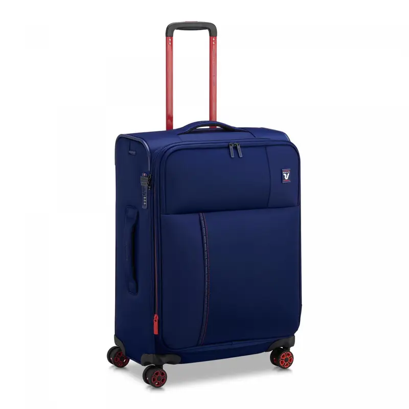 Move Trolley Medio 64 Cm Espandibile - Blu Oltremare
