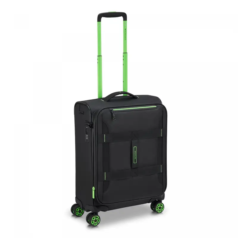 Norway Trolley Bagaglio A Mano 55x40x20/23 Cm Espandibile - Nero