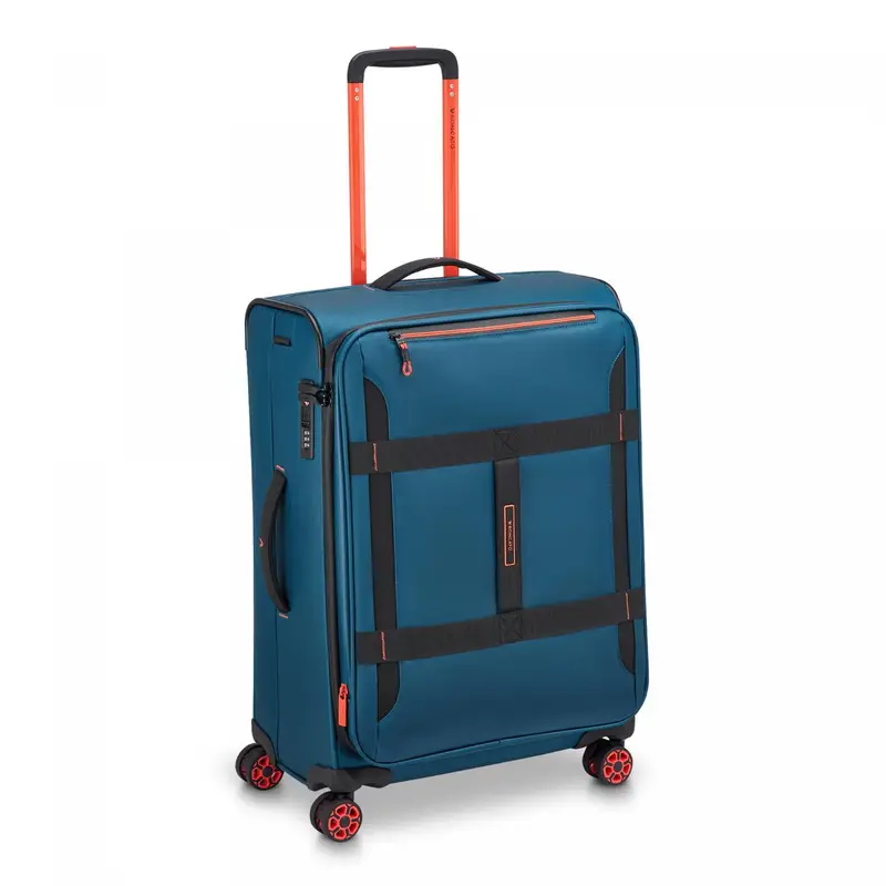 Norway Trolley Medio 64 Cm Espandibile - Blu Denim