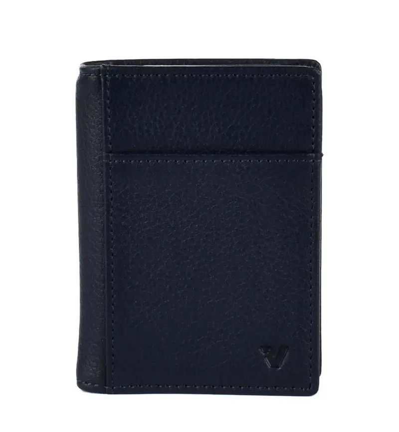 Portafoglio fermasoldi a molla Roncato Vesuvio 0026 Navy/Blu