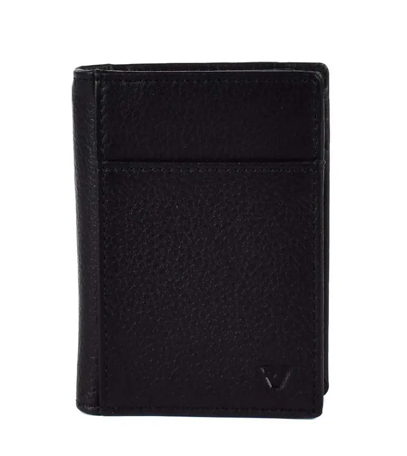 Portafoglio fermasoldi a molla Roncato Vesuvio 0026 Nero/Navy