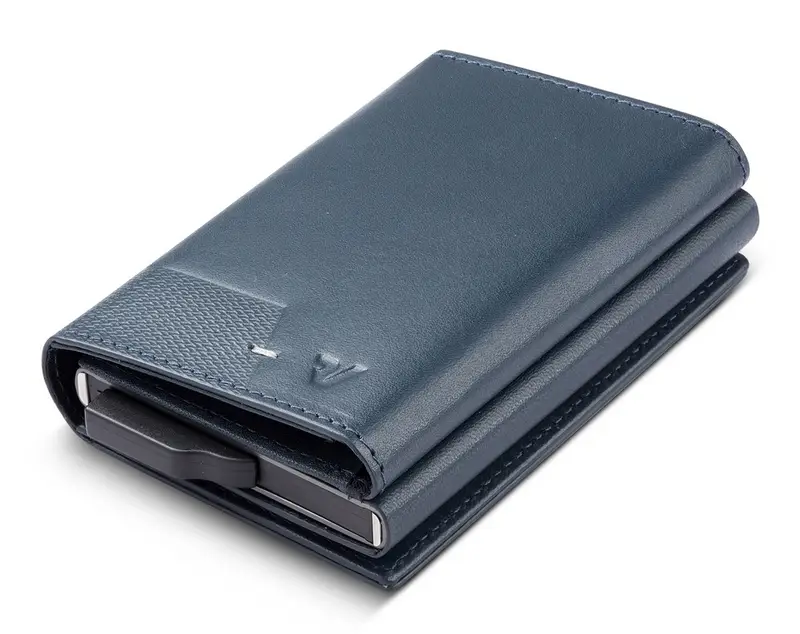 Portafoglio piccolo in alluminio Roncato Mag-Wal 191 Blu Notte