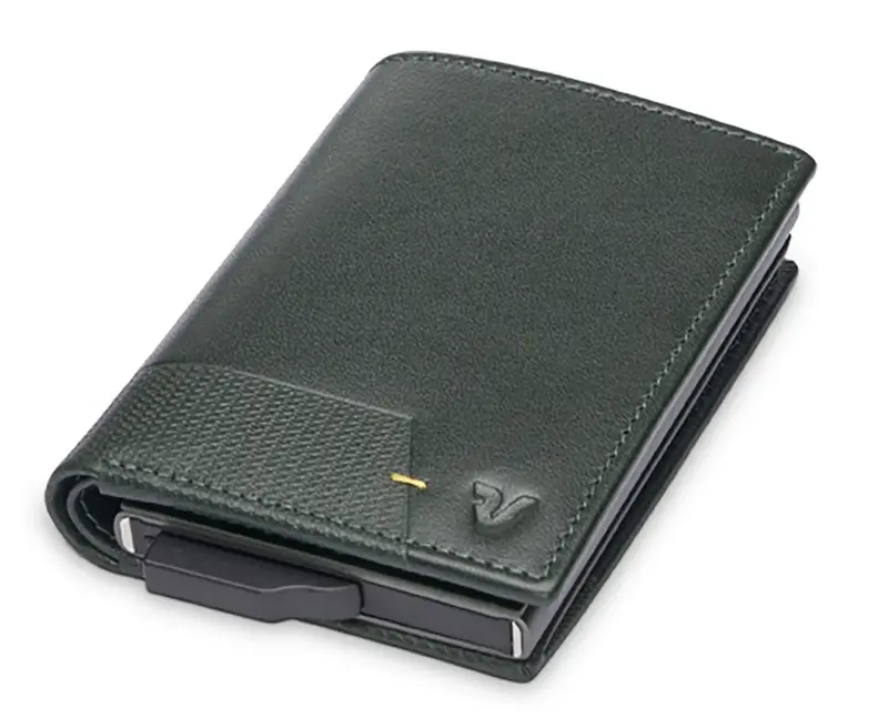 Portafoglio piccolo in alluminio Roncato Mag-Wal 192 Verde Militare