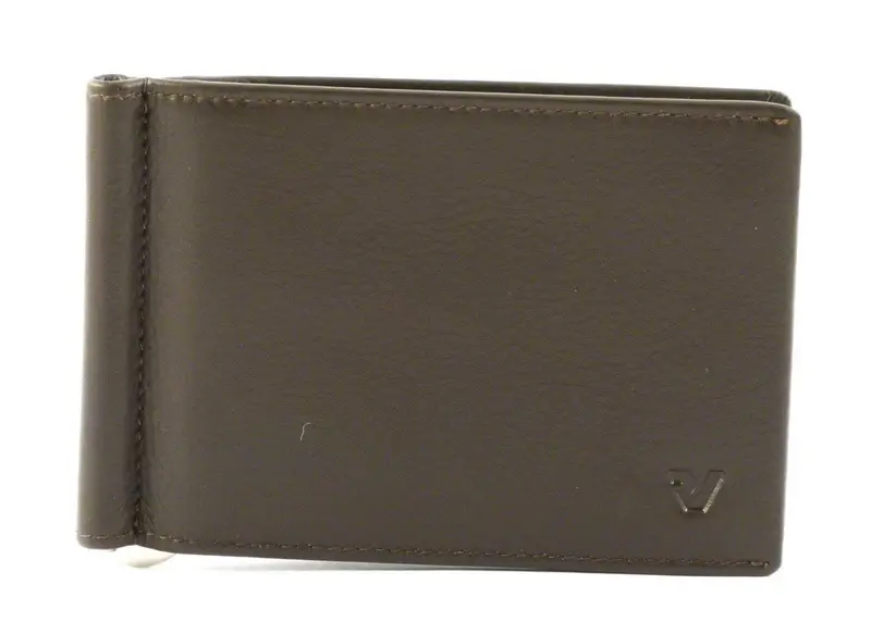 Portafoglio uomo fermasoldi a molla Roncato Pascal 2906 Marrone