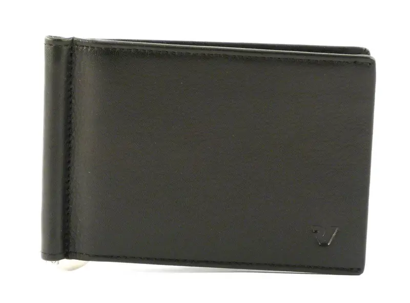 Portafoglio uomo fermasoldi a molla Roncato Pascal 2906 Nero
