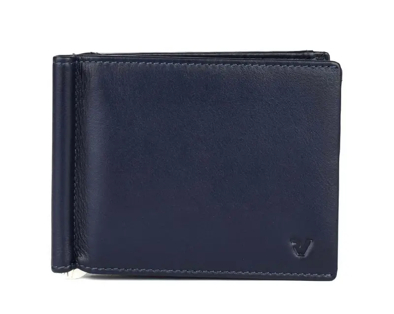 Portafoglio uomo fermasoldi a molla Roncato Pascal 2913 Blu