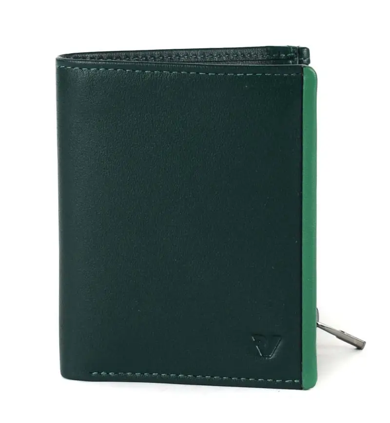 Portafoglio uomo piccolo Roncato Iron 4.0 713 DLX Verde Foresta