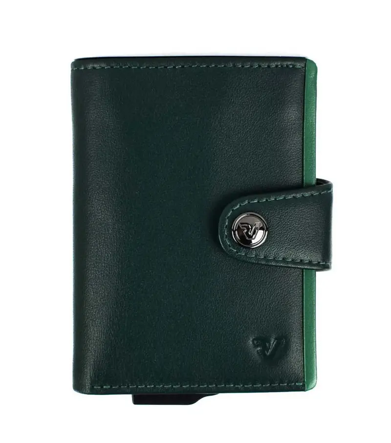 Portafoglio uomo piccolo Roncato Iron 4.0 DLX 715 Verde Foresta
