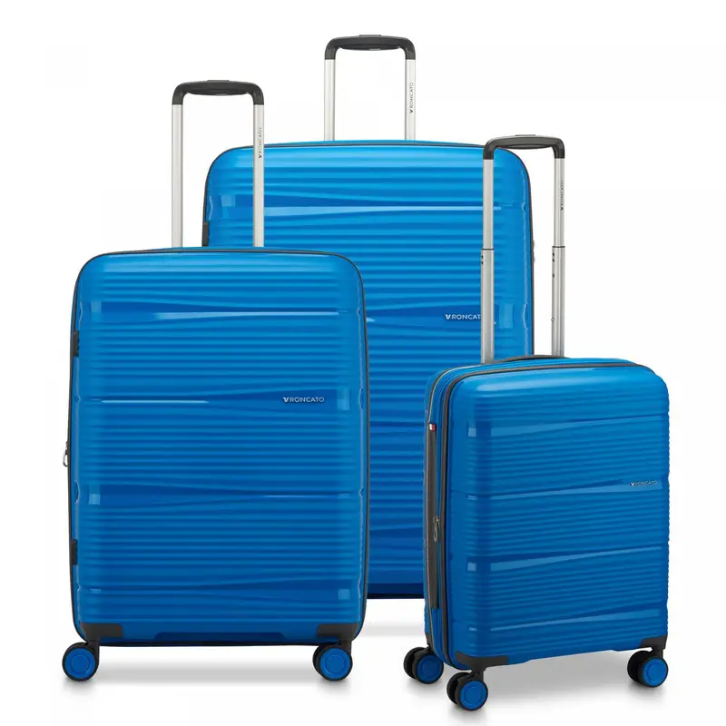 R-lite Set Valigie (grande, Medio, Cabina) - Blu Cobalto