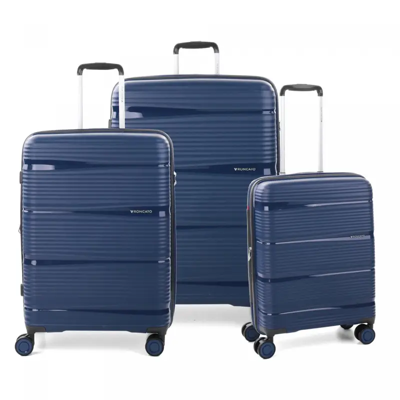 R-lite Set Valigie (grande, Medio, Cabina) - Blu Notte