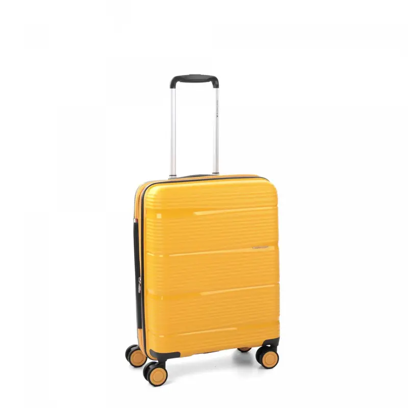 R-lite Trolley Bagaglio A Mano 55x40x20/23 Cm Espandibile - Giallo