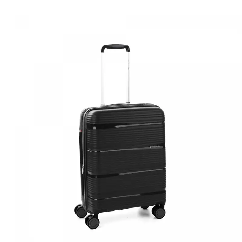 R-lite Trolley Bagaglio A Mano 55x40x20/23 Cm Espandibile - Nero