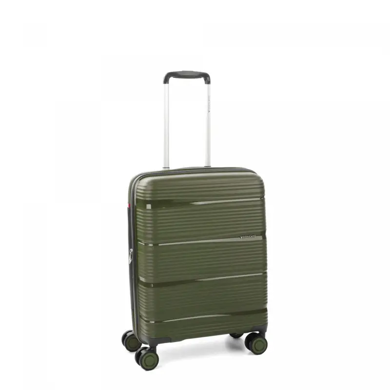 R-lite Trolley Bagaglio A Mano 55x40x20/23 Cm Espandibile - Verde Militare