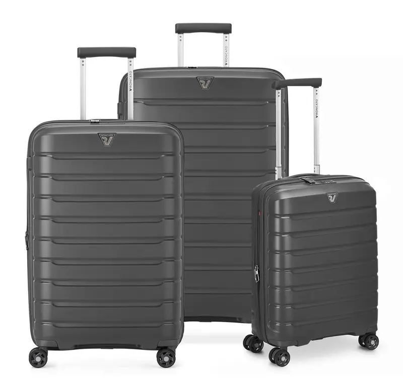 Set 3 Trolley espandibili Roncato B-Flying Antracite