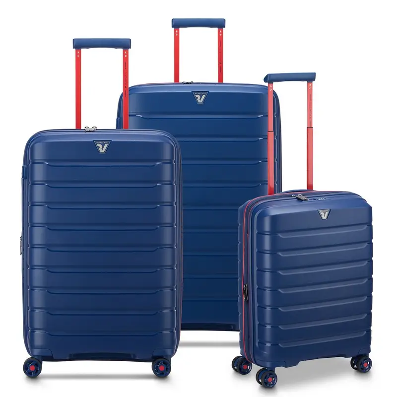 Set 3 Trolley espandibili Roncato B-Flying Move Blu Oltremare