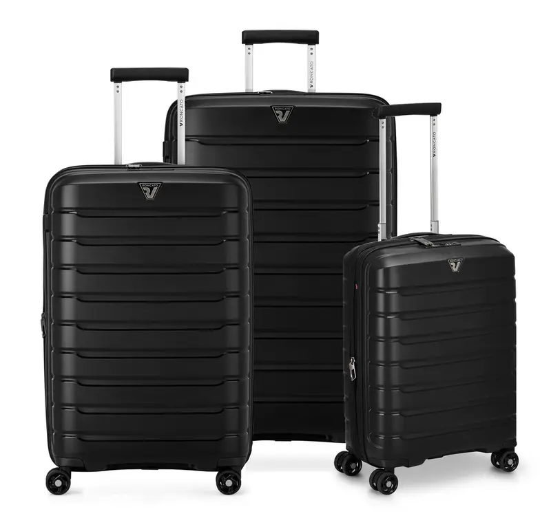 Set 3 Trolley espandibili Roncato B-Flying Nero