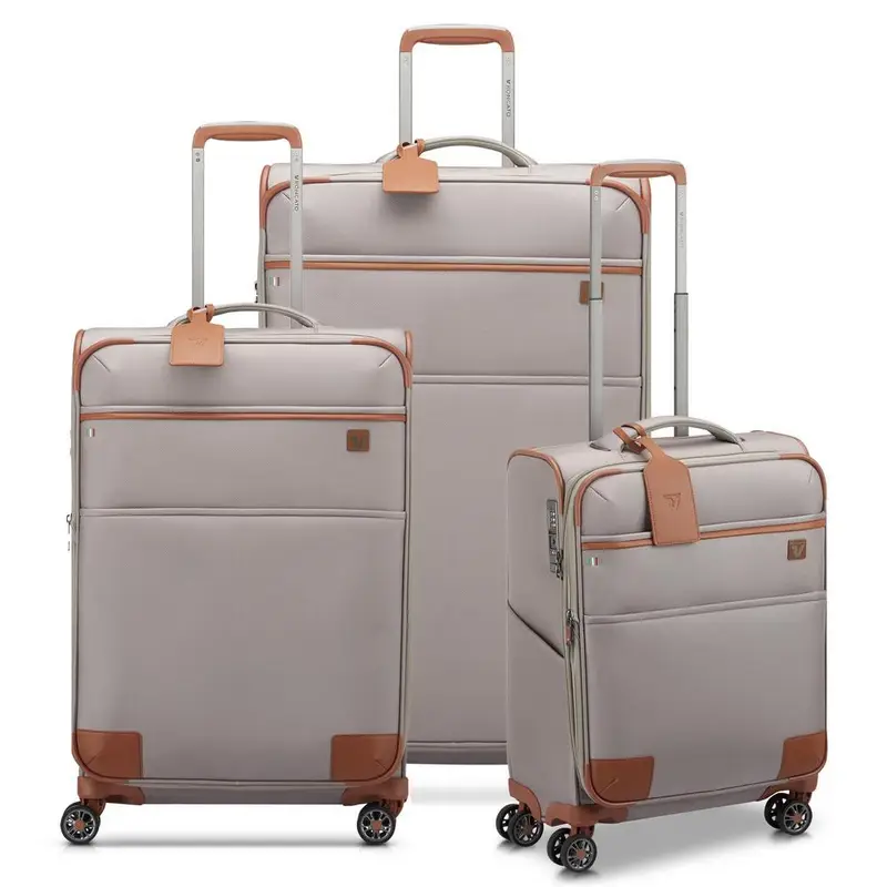 Set 3 Trolley Roncato Uno Soft 3.0 Titanio