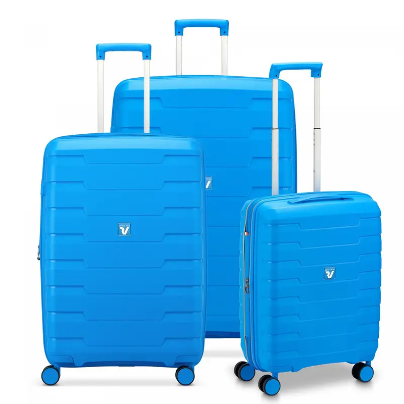 Skyline 2 0 Set Valigie (grande, Medio, Cabina) - Azzurro