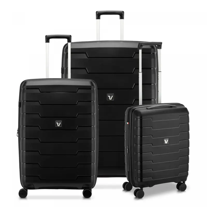 Skyline 2.0 Set Valigie (grande, Medio, Cabina) - Nero