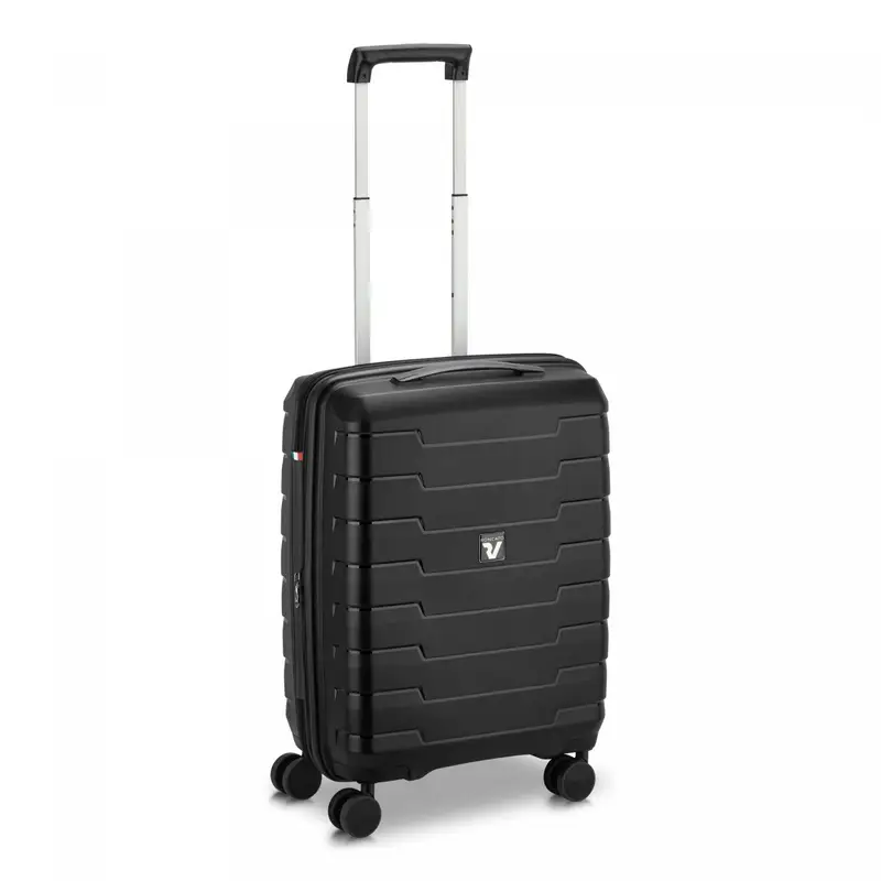 Skyline 2.0 Trolley Bagaglio A Mano 55x40x20/25 Cm Espandibile - Nero