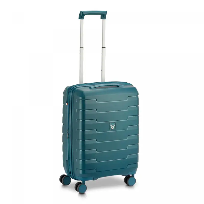 Skyline 2.0 Trolley Bagaglio A Mano 55x40x20/25 Cm Espandibile - Verde Bottiglia