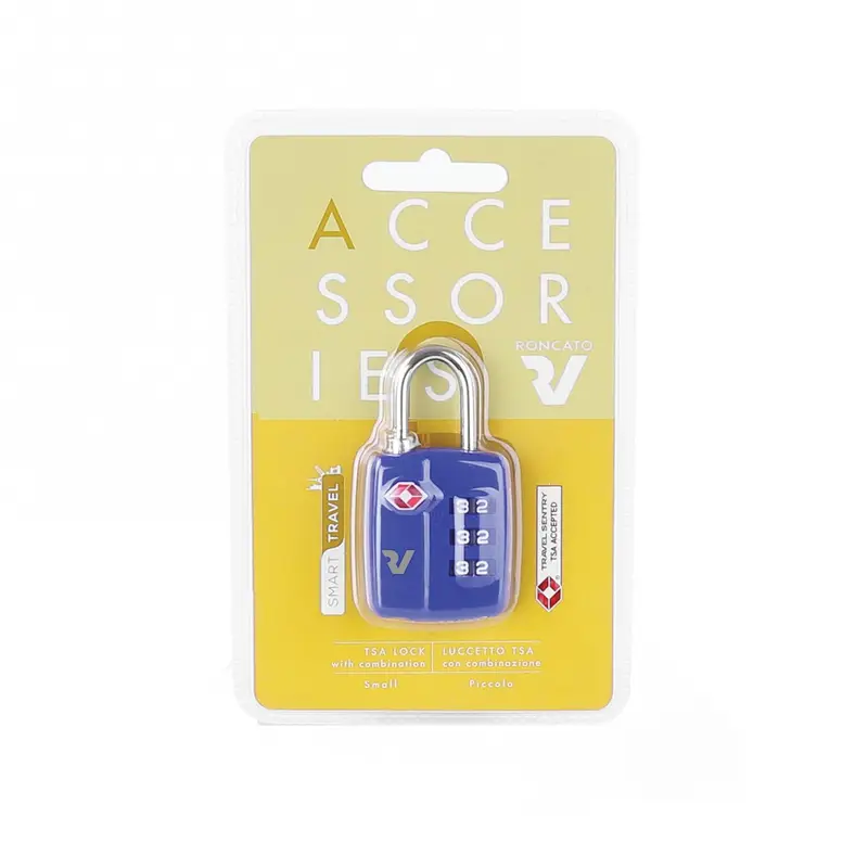 Roncato Lucchetto TSA a Combinazione Blu
