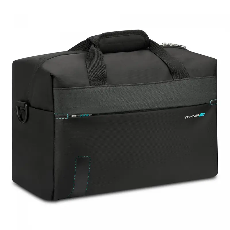 Roncato Borsa Cabina Nero e Zaffiro - 40x25x20 Cm