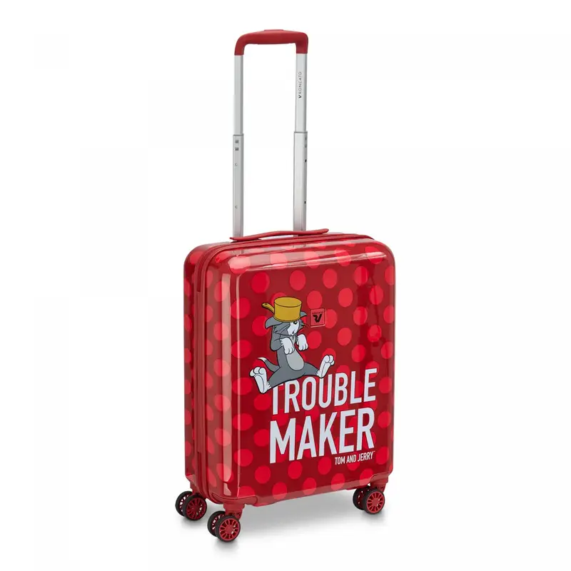 Tomejerry Trolley Bagaglio A Mano 55x40x20 Cm - Rosso