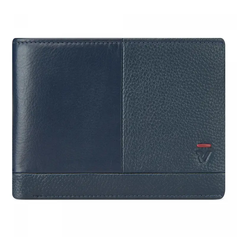 Trial Dlx Portafoglio Uomo 9.5x12.5x1.5 Cm - Blu Navy