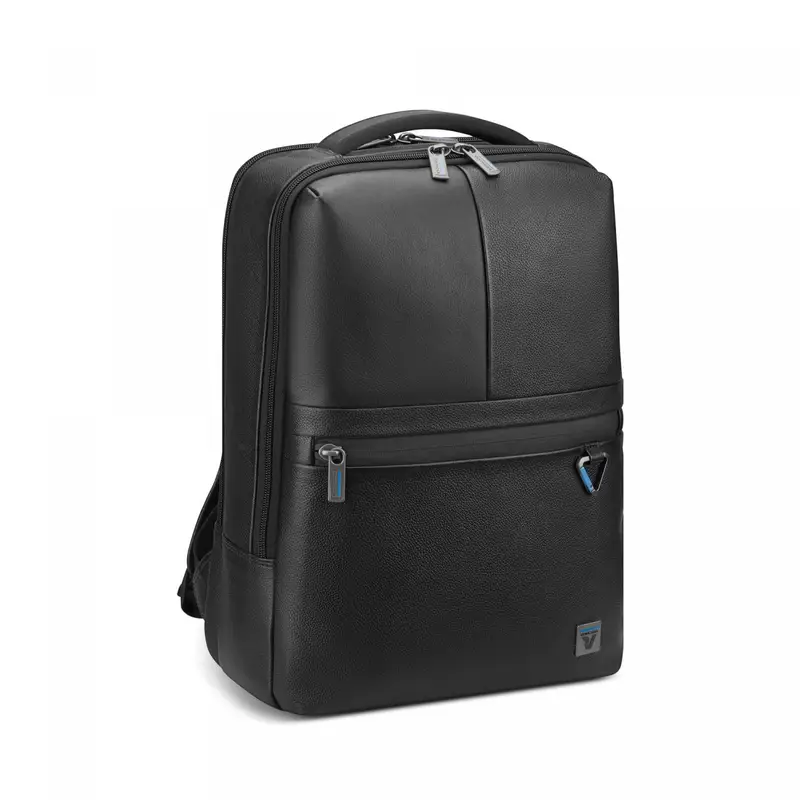 Trial Dlx Zaino In Pelle Porta Pc 15.6 - 42x30,5x15 Cm - Nero