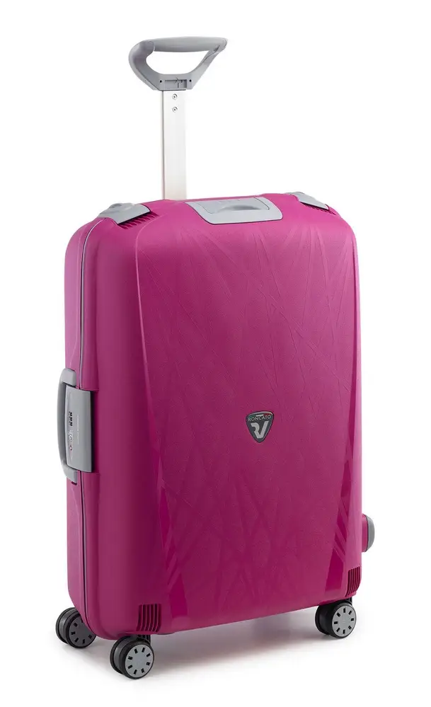 Trolley Roncato Light 4 ruote medio Magenta