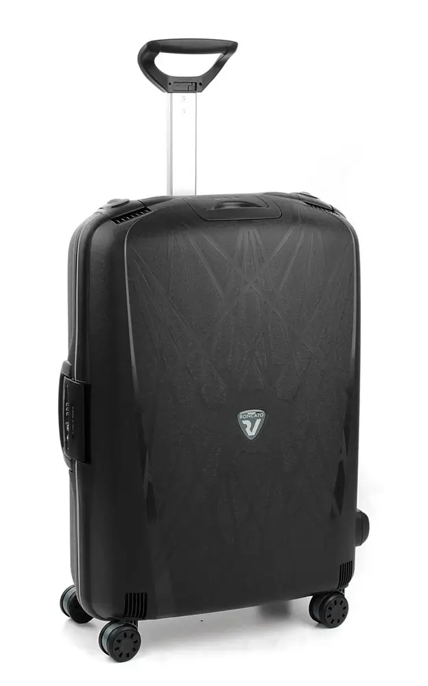 Trolley Roncato Light 4 ruote medio Nero