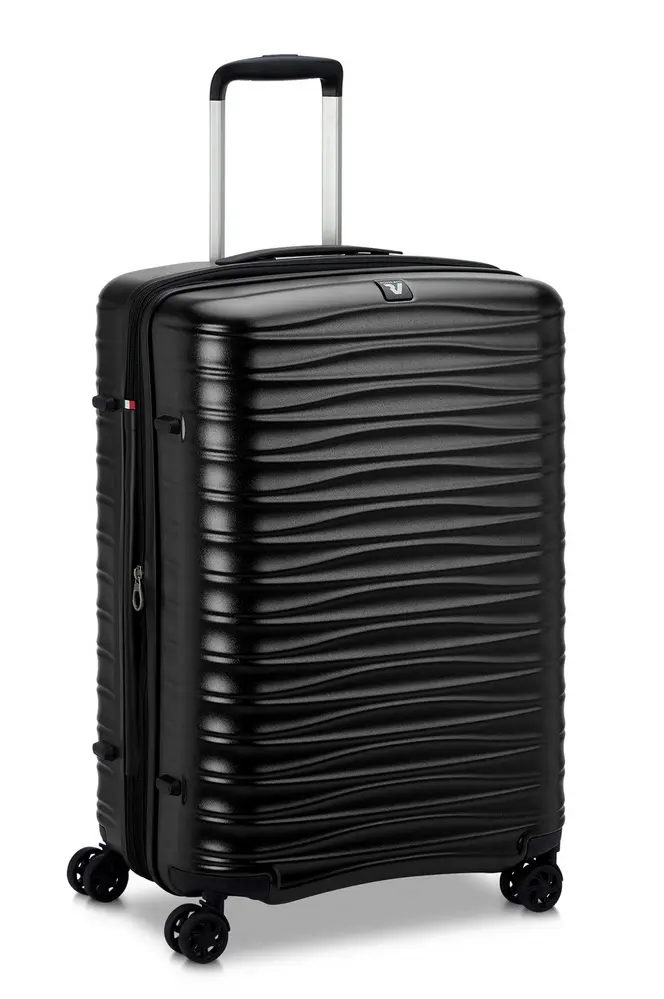 Trolley Roncato Wave medio espandibile 9722 Nero