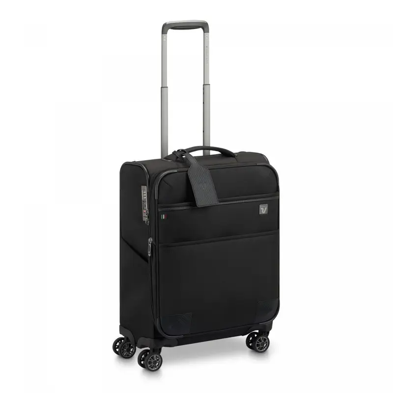 Uno Soft 3.0 Trolley Bagaglio A Mano 55x40x20/25 Cm Espandibile - Nero