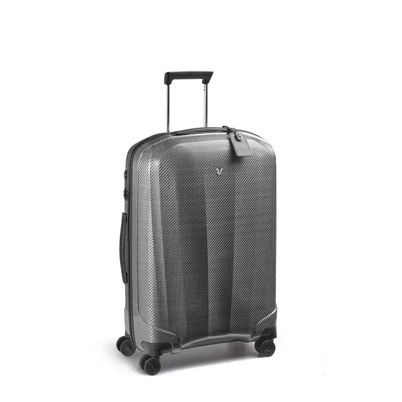 We Are Glam Dlx Trolley Medio 70 Cm Espandibile - Nero/platino