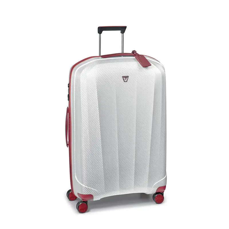 Roncato Trolley Grande We Are Glam 78 Cm Rosso e Bianco