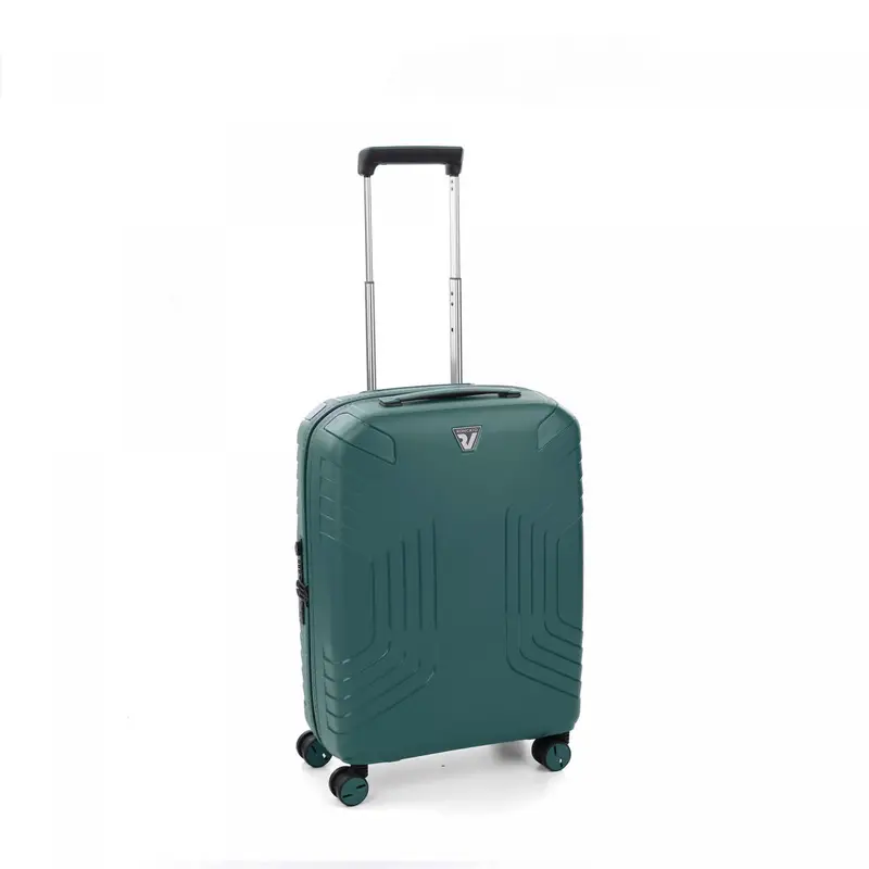 Ypsilon 4.0 Trolley Bagaglio A Mano 55x40x20/25 Cm Espandibile - Verde Bottiglia