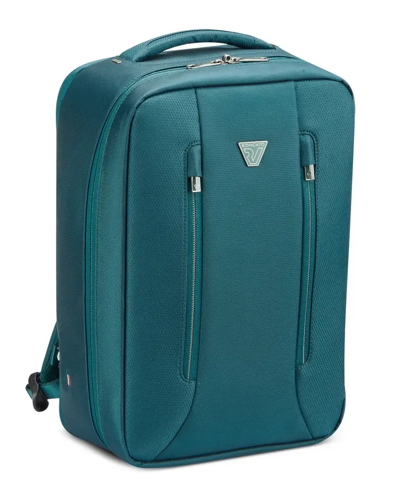Zaino cabina Ryanair 40x20x25 Roncato City 3.0 Verde Bottiglia