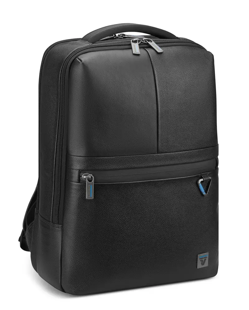 Zaino in pelle Roncato Trial DLX 1141 Nero