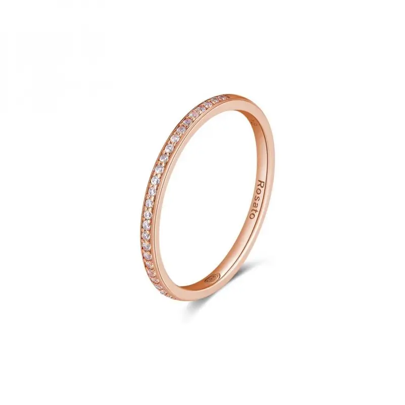 Anello Rosato Donna - Collezione Allegra - Oro Rosa