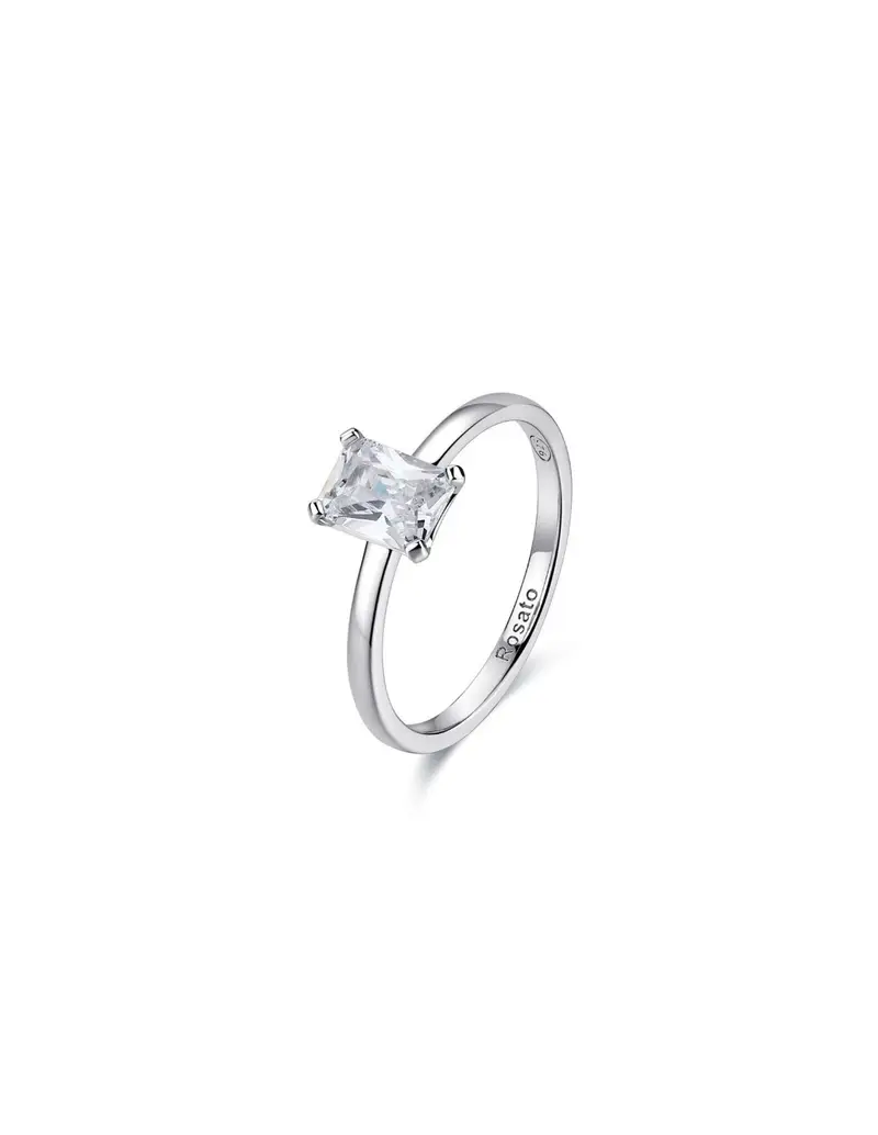 Anello ROSATO in argento 925 e cubic zirconia bianco RZAL081X Misura 8