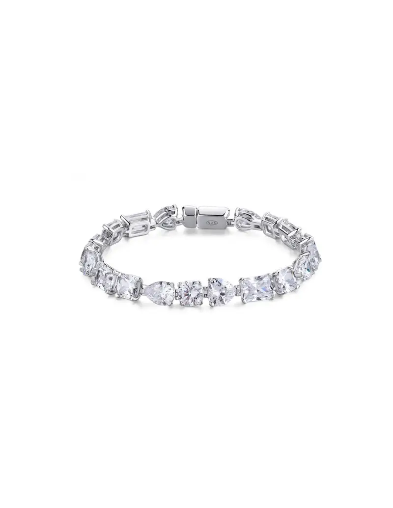 Bracciale ROSATO in argento 925 e cubic zirconia bianchi RZGE14