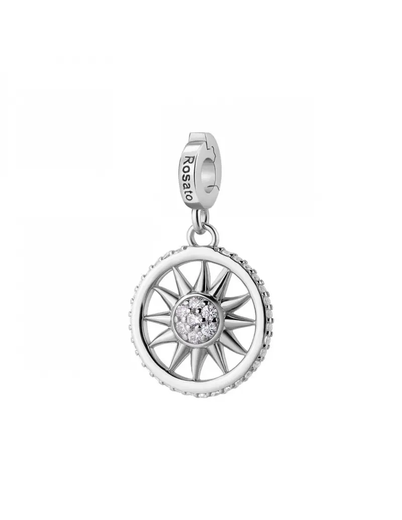Charm ROSATO Storie in argento 925 RZ251R con cristalli SOLE/DESIDERIO
