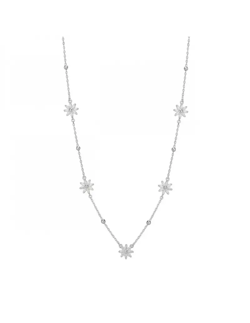 Collana ROSATO Gaia in argento 925 RZGA64 con fiori