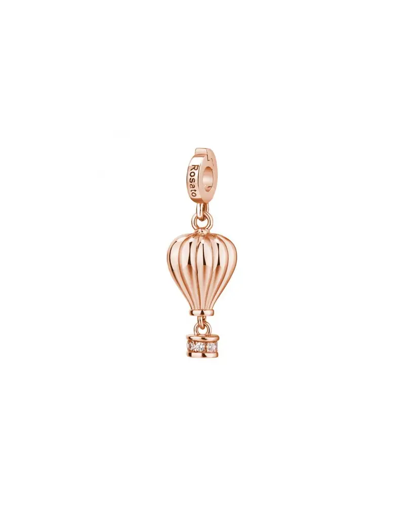Charm ROSATO STORIE in argento rosato RZ195 MONGOLFIERA