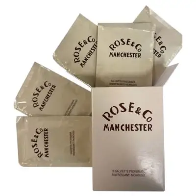 Rose & Co Manchester Salviette Profumate Confezione 10 Pezzi